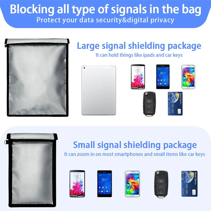 Anti-Hacking Signal Blocker Pouch