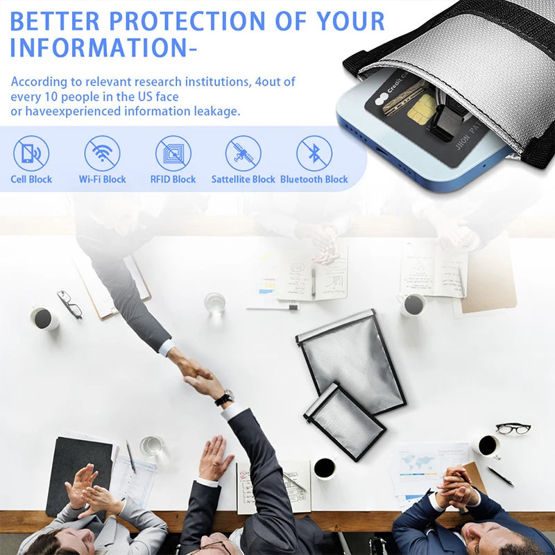 Anti-Hacking Signal Blocker Pouch