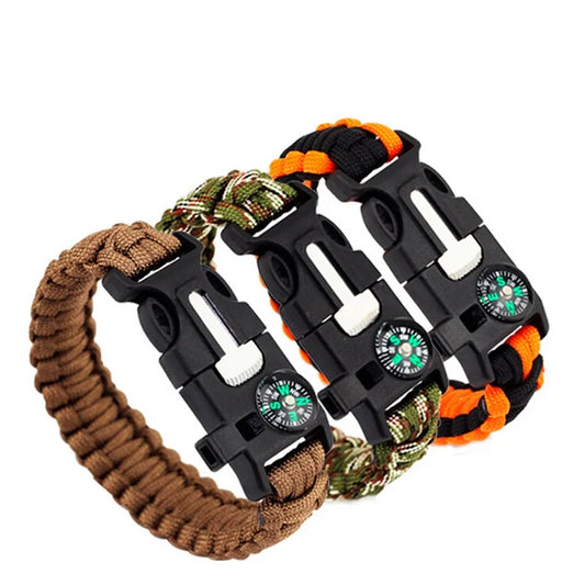 4 in 1 Emergency Survival Bracelet