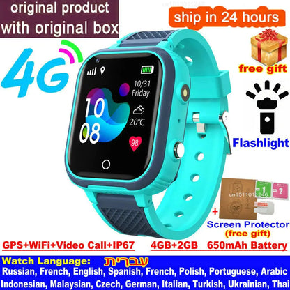 Kids GPS WIFI Video Call  Child Smartwatch
