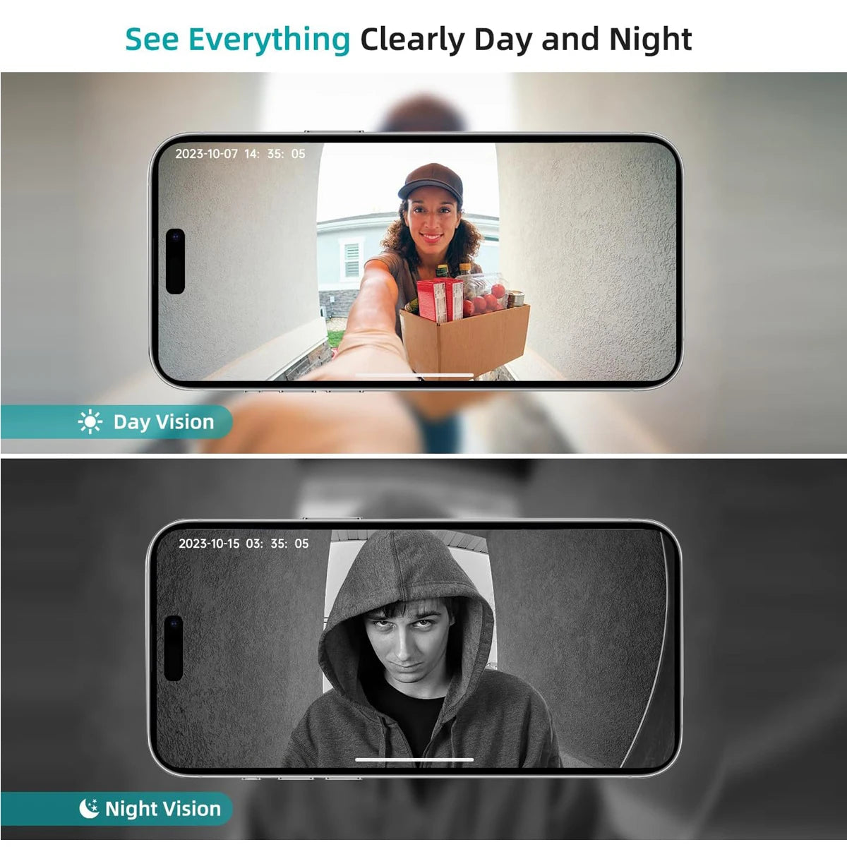 Wireless smart video doorbell