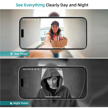 Wireless smart video doorbell