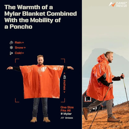 Emergency Waterproof Thermal Rainwear