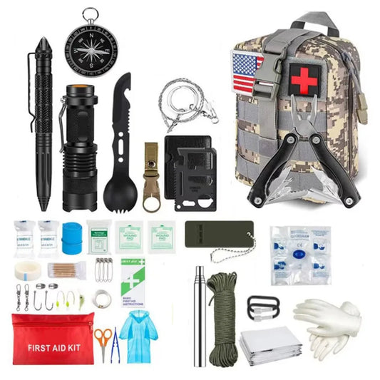 Outdoor  Survival First Aid Full  Kit